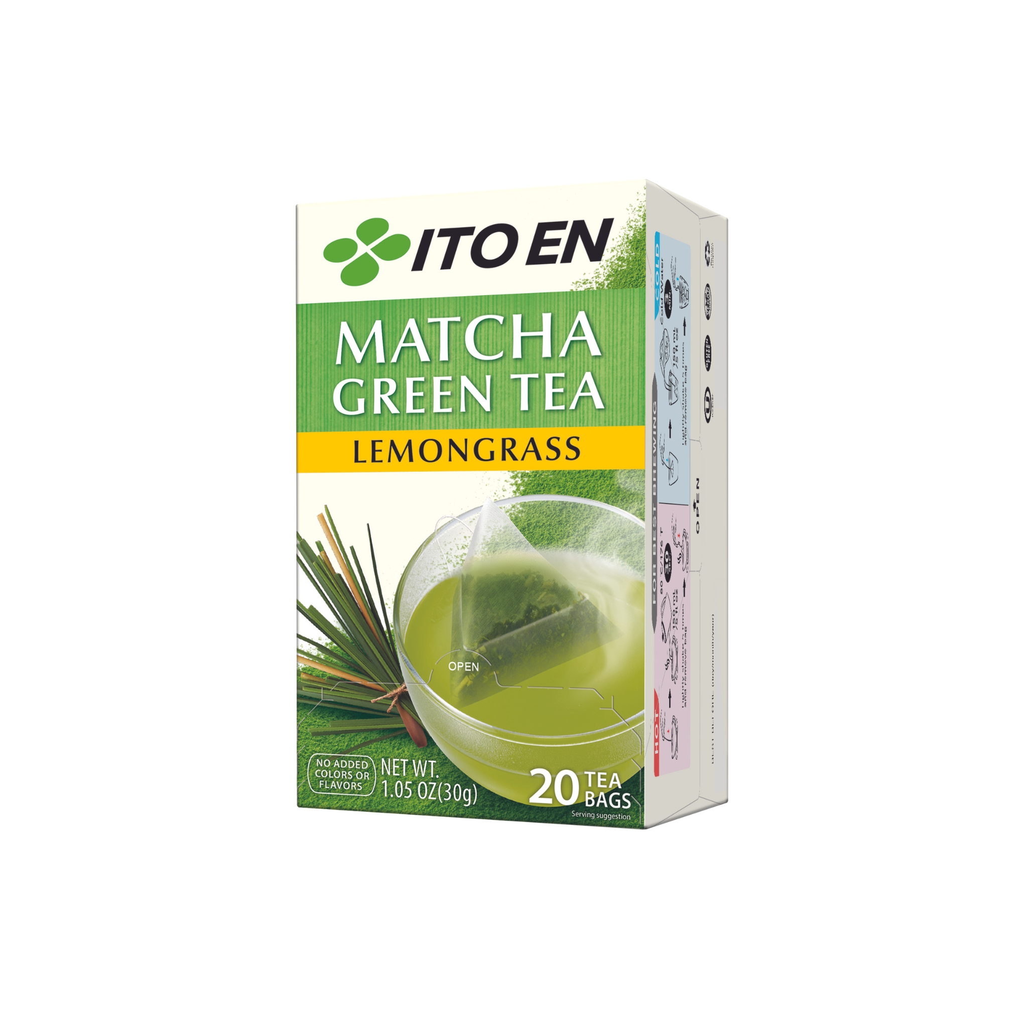 Matcha Green Tea Lemongrass Tea Bags image - 1