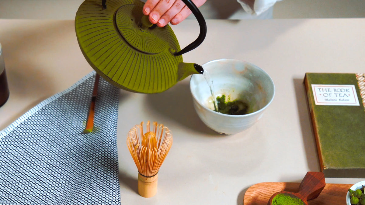 Allow the water in the kettle to cool slightly. The ideal temperature would be 176°F.