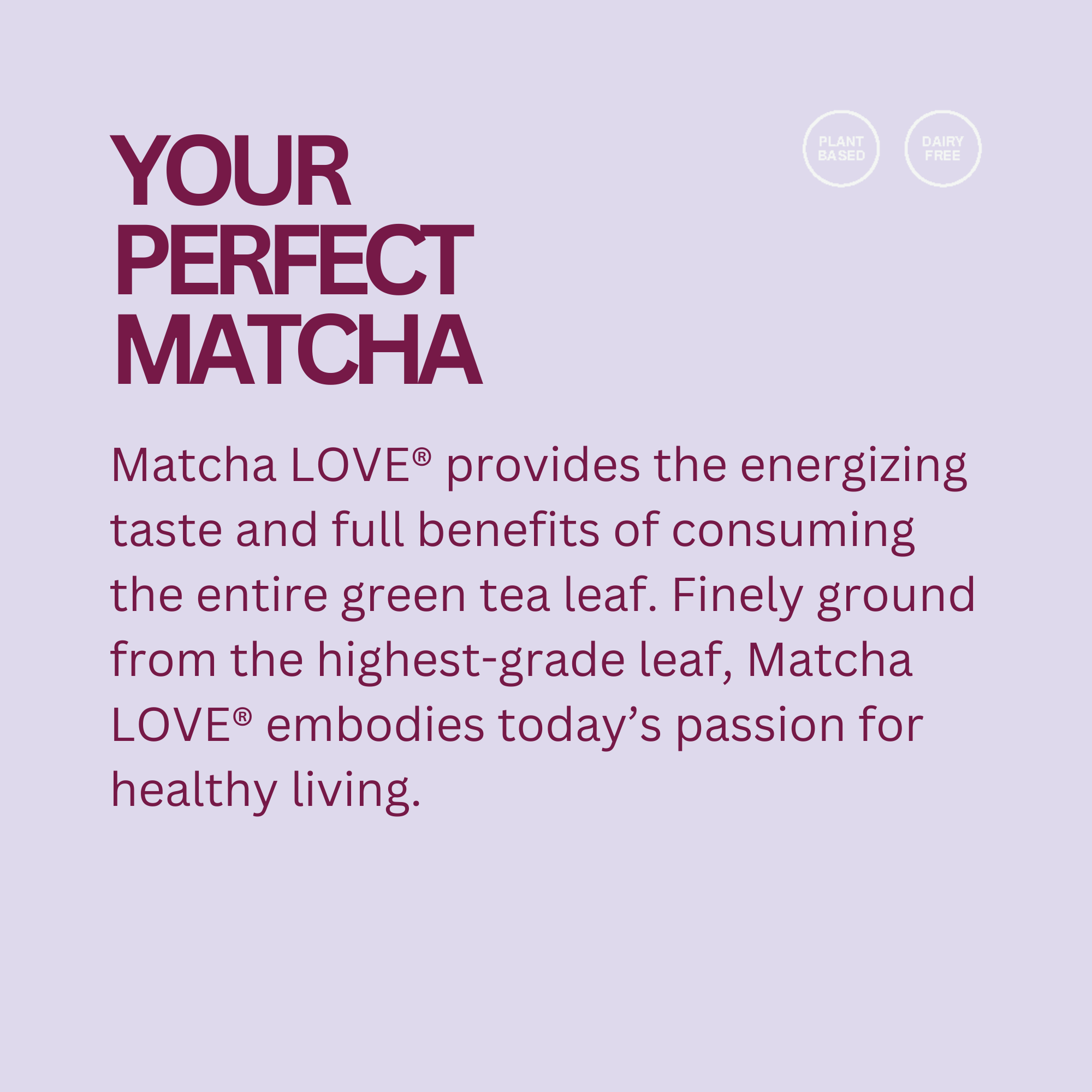 matcha LOVE Sweetened Passion Fruit Matcha + Green Tea image - 3