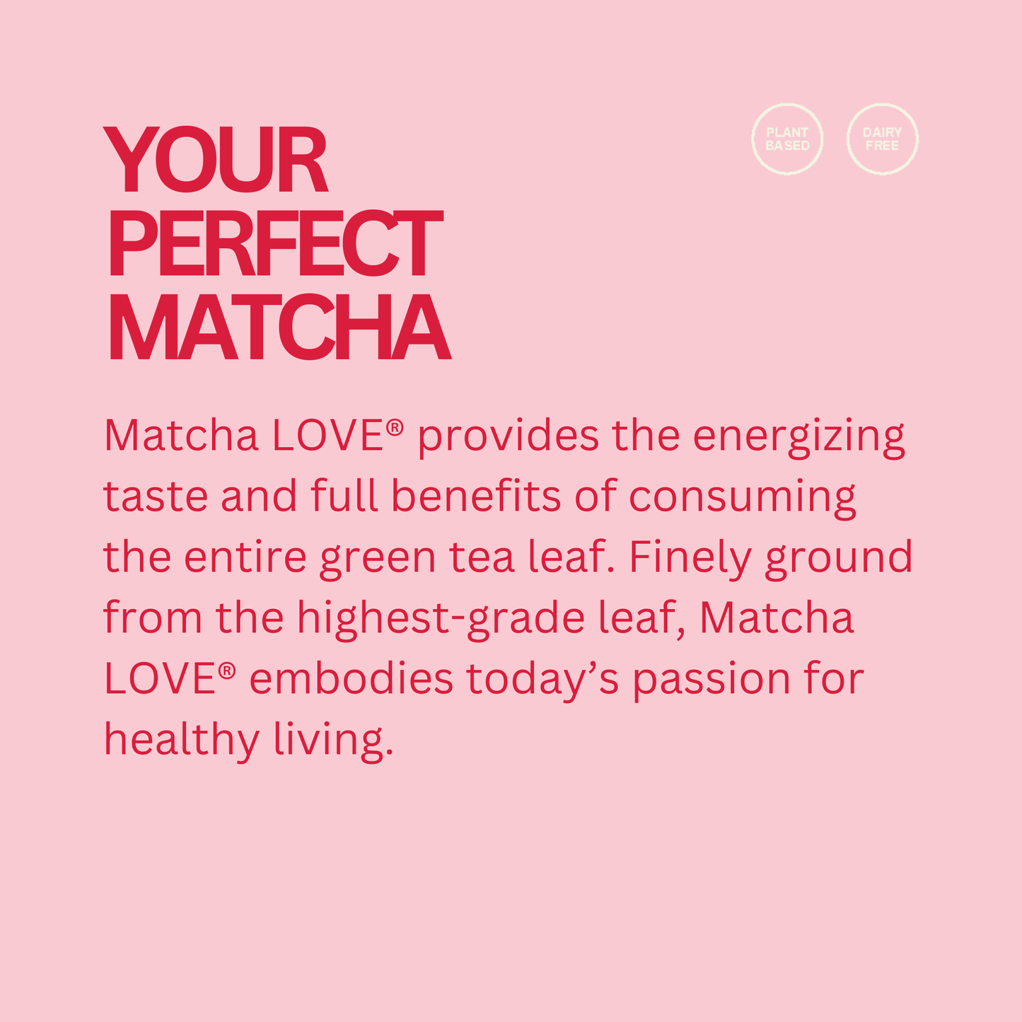 matcha LOVE Sweetened Strawberry Matcha + Green Tea