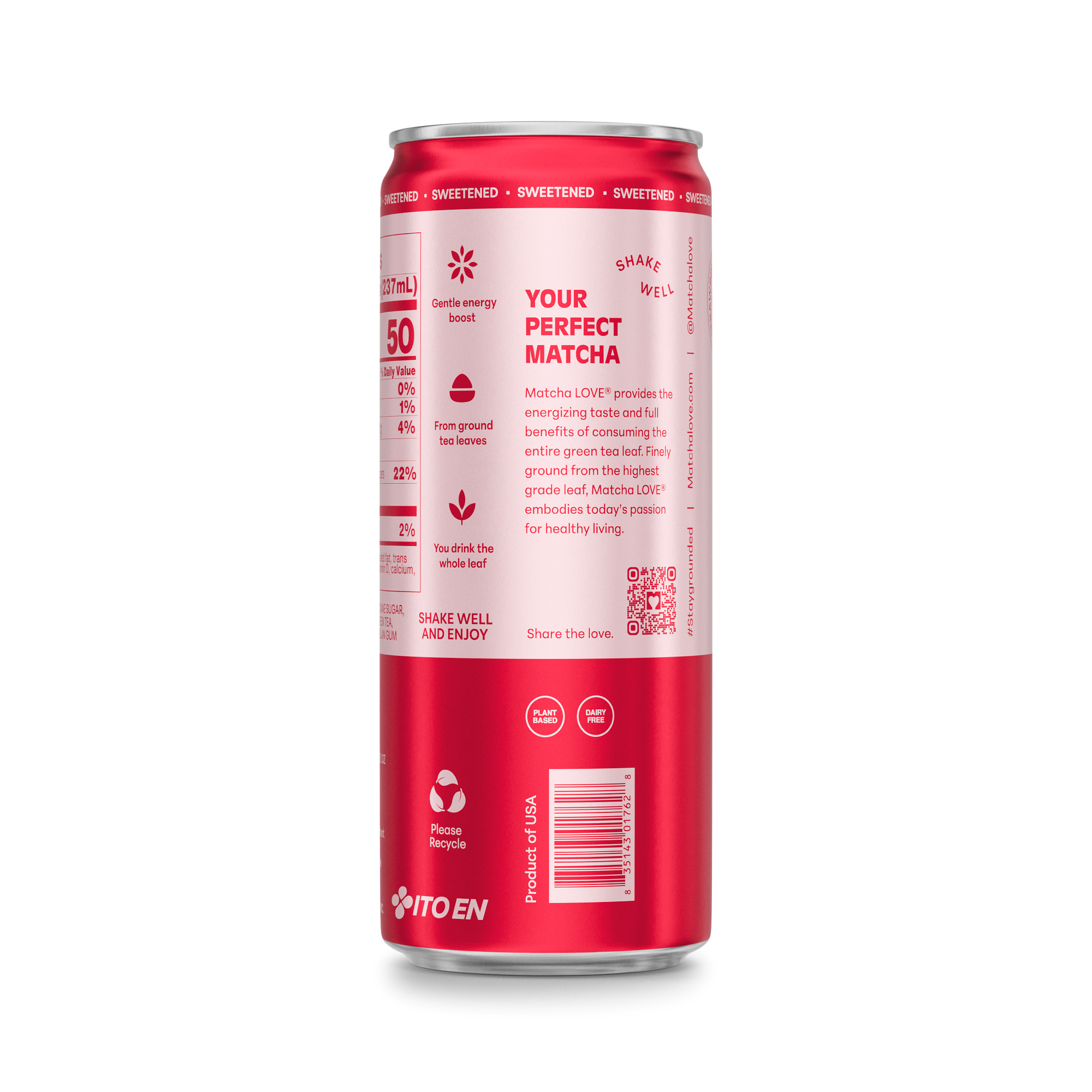 matcha LOVE Sweetened Strawberry Matcha + Green Tea image - 4