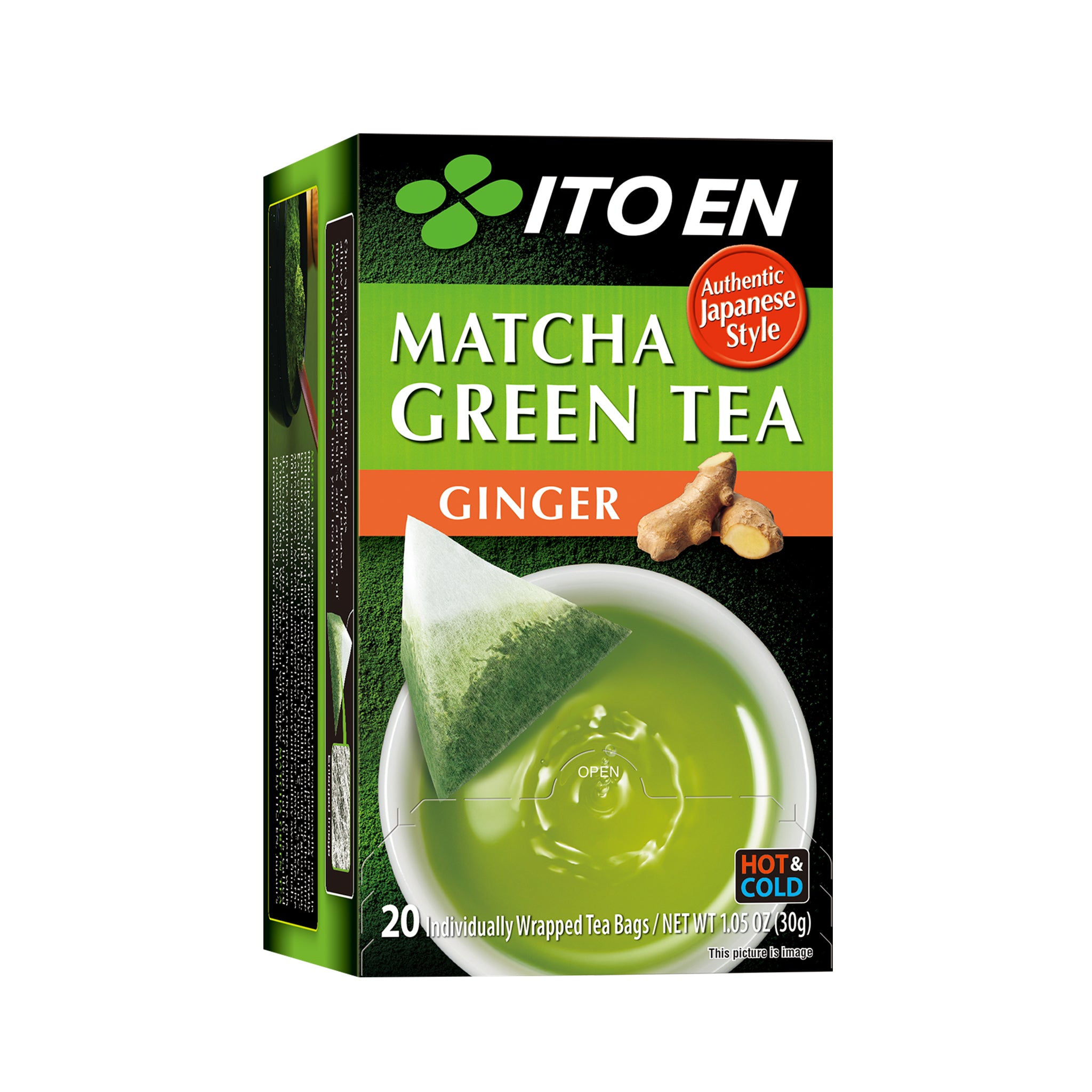 Matcha Green Tea Ginger Tea Bags – ITO EN
