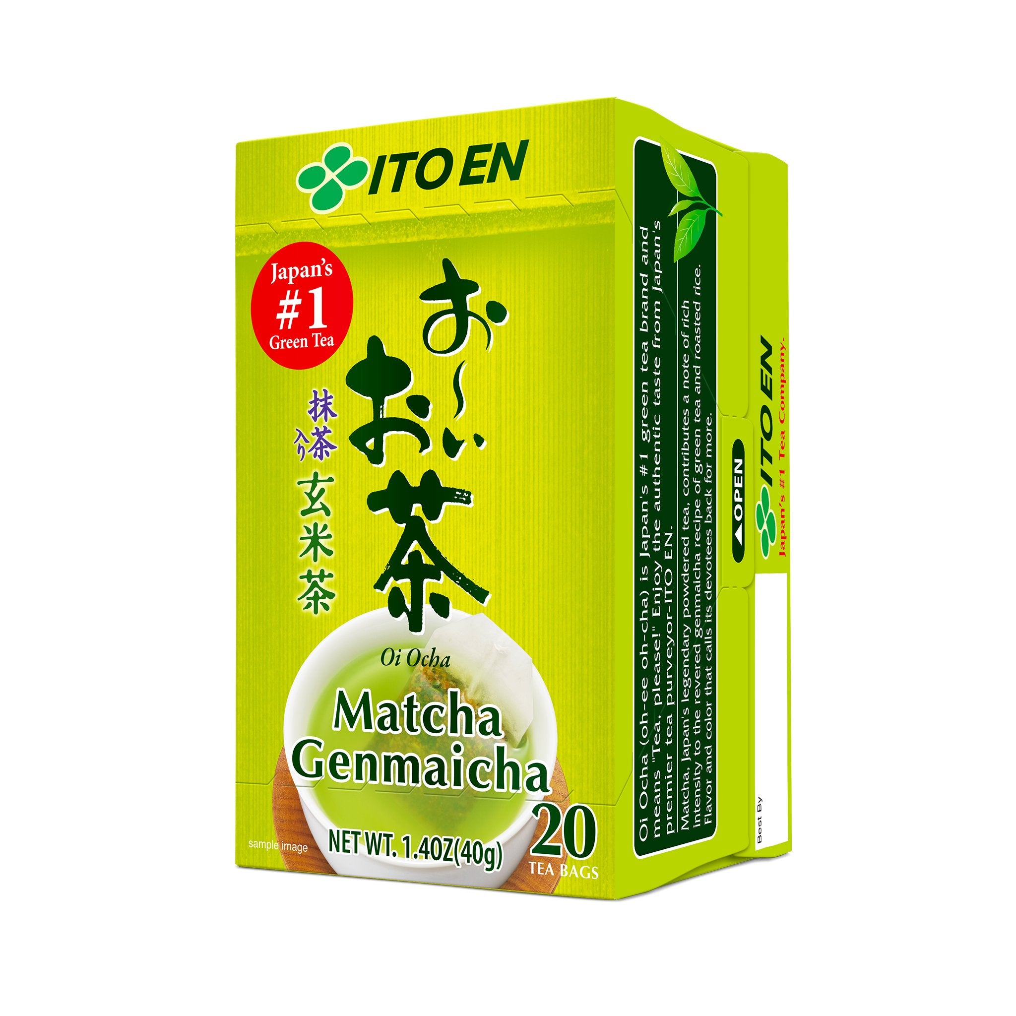 Matcha Genmaicha Tea Bags