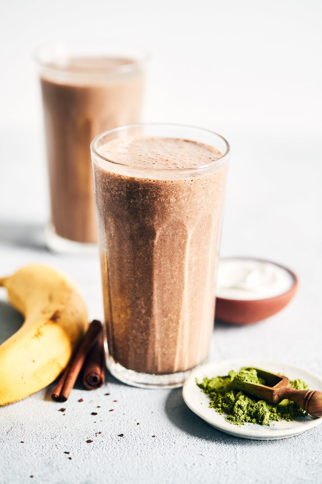 Chocolate Cinnamon Matcha Smoothie