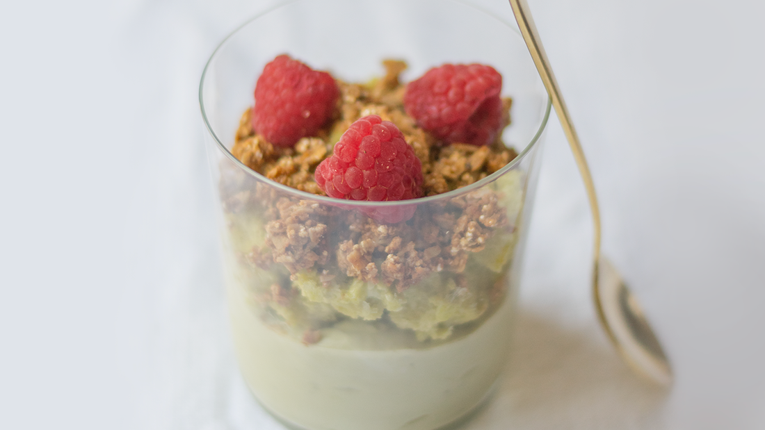 Matcha Parfait In A Jar