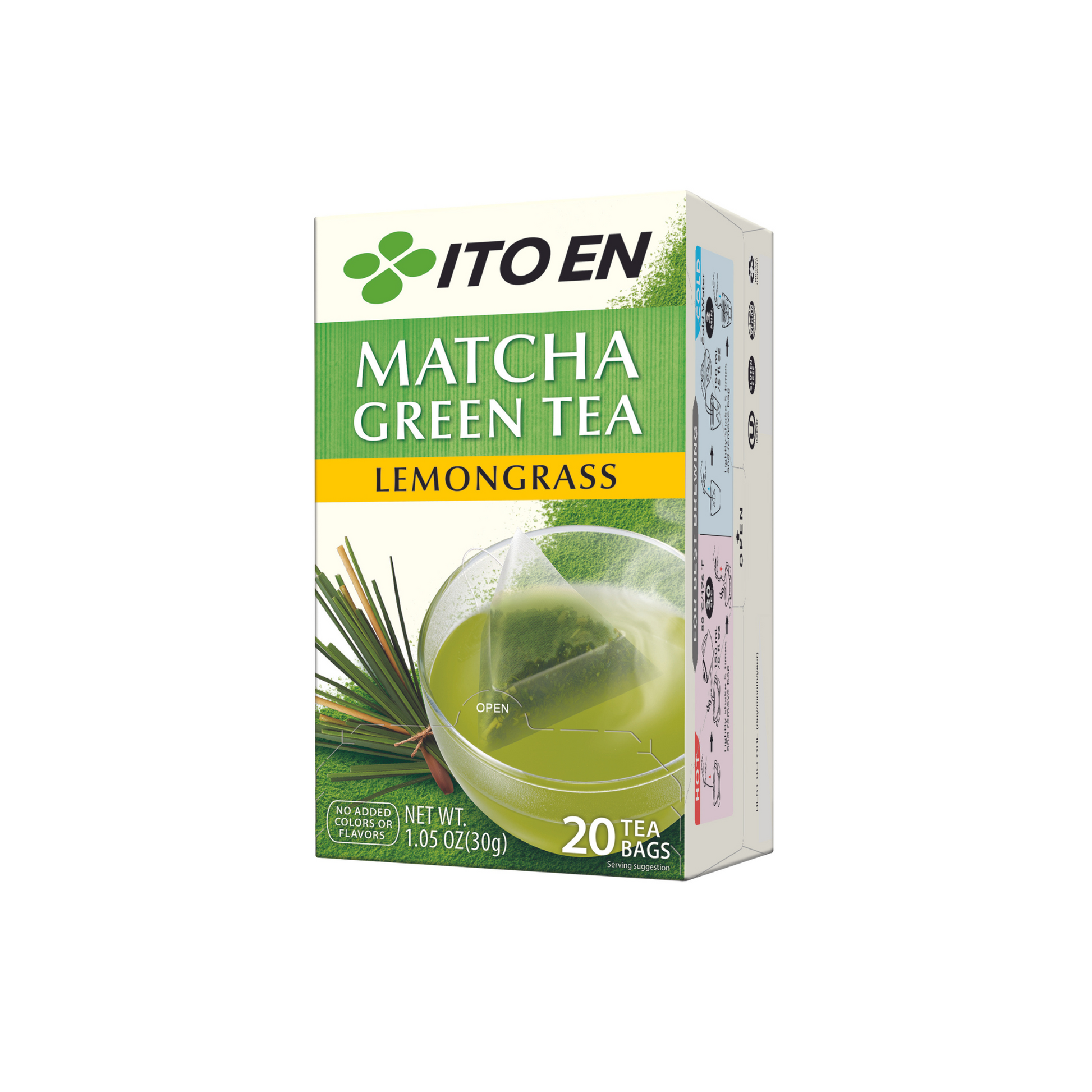 Matcha Green Tea Lemongrass Tea Bags