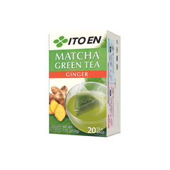 Matcha Green Tea Ginger Tea Bags image - 1