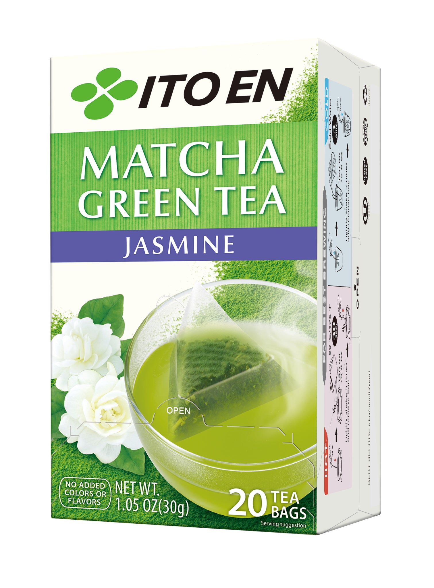 Matcha Green Tea Jasmine Tea Bags