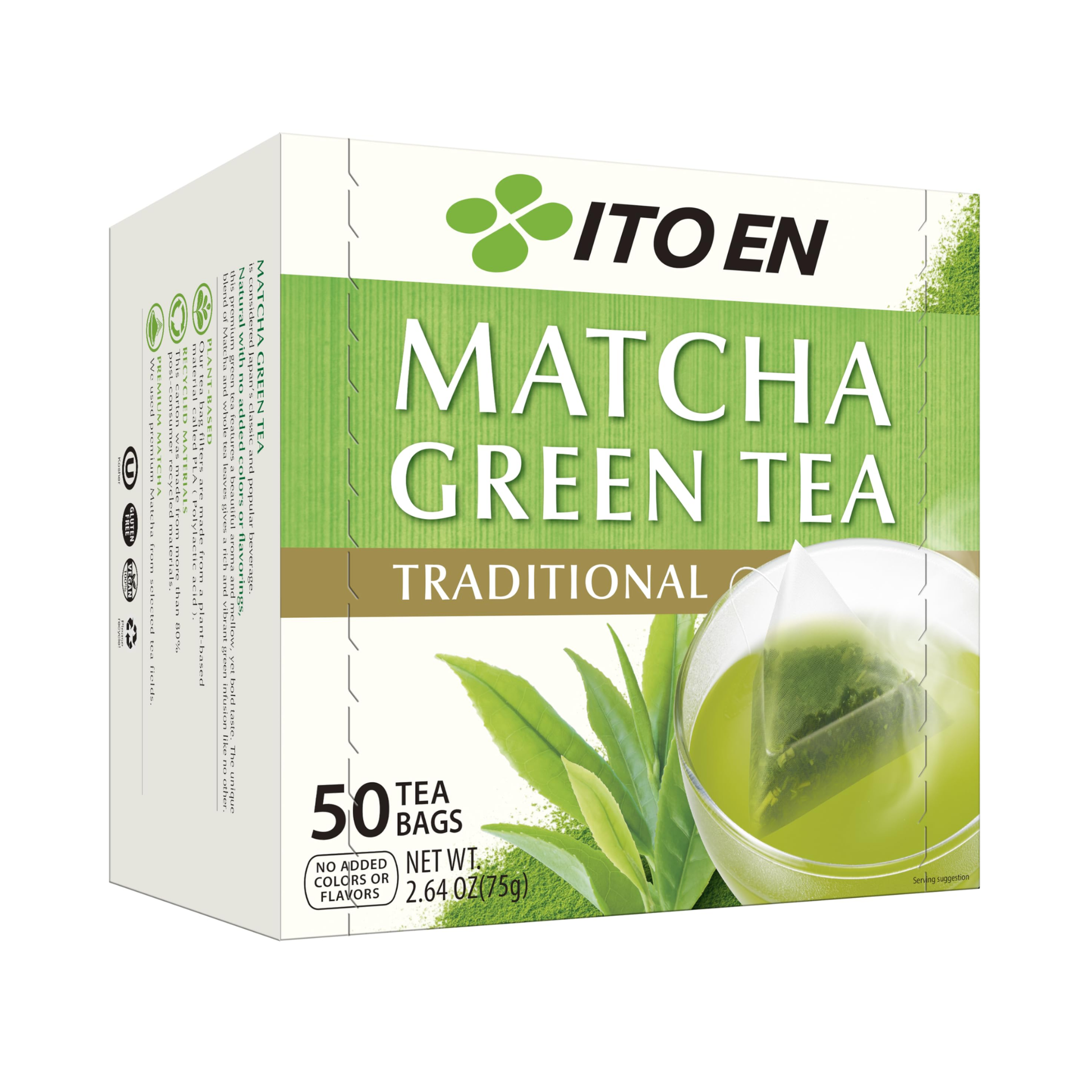 Matcha Green Tea Traditional Tea Bags