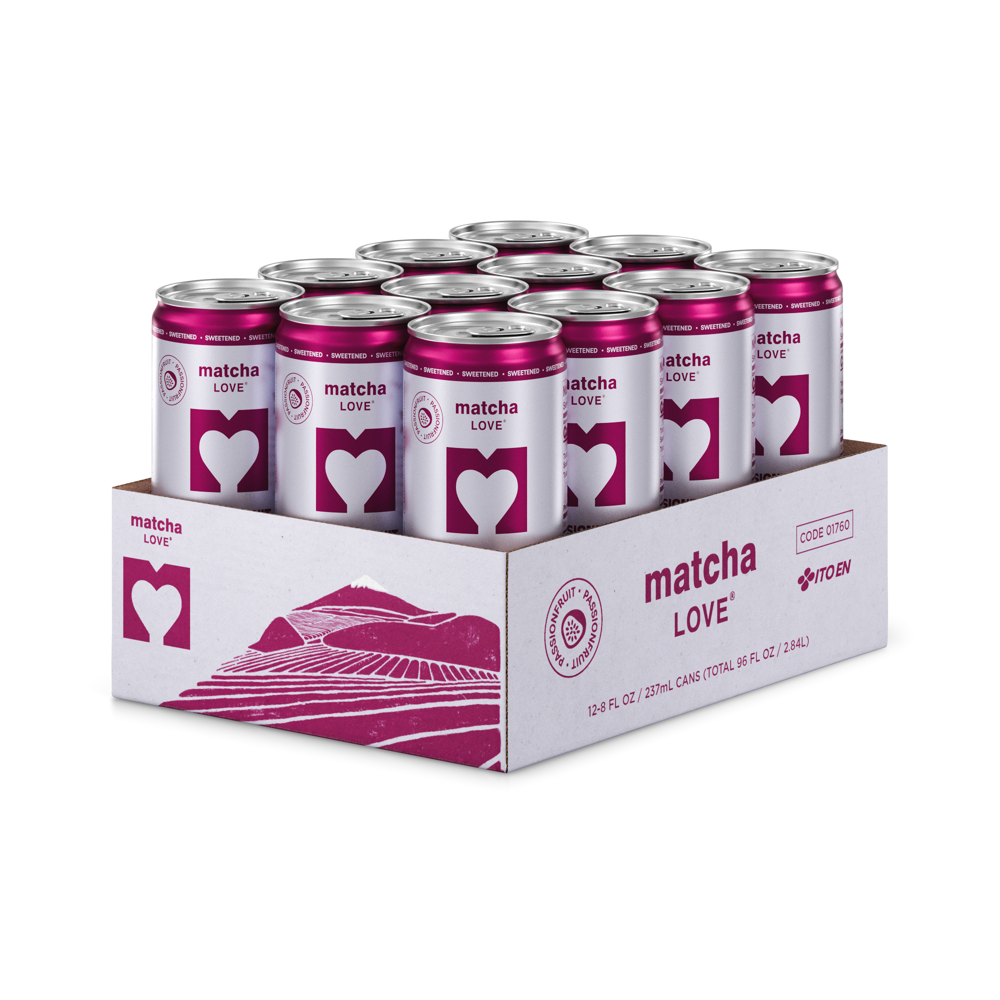 matcha LOVE Sweetened Passion Fruit Matcha + Green Tea image - 5