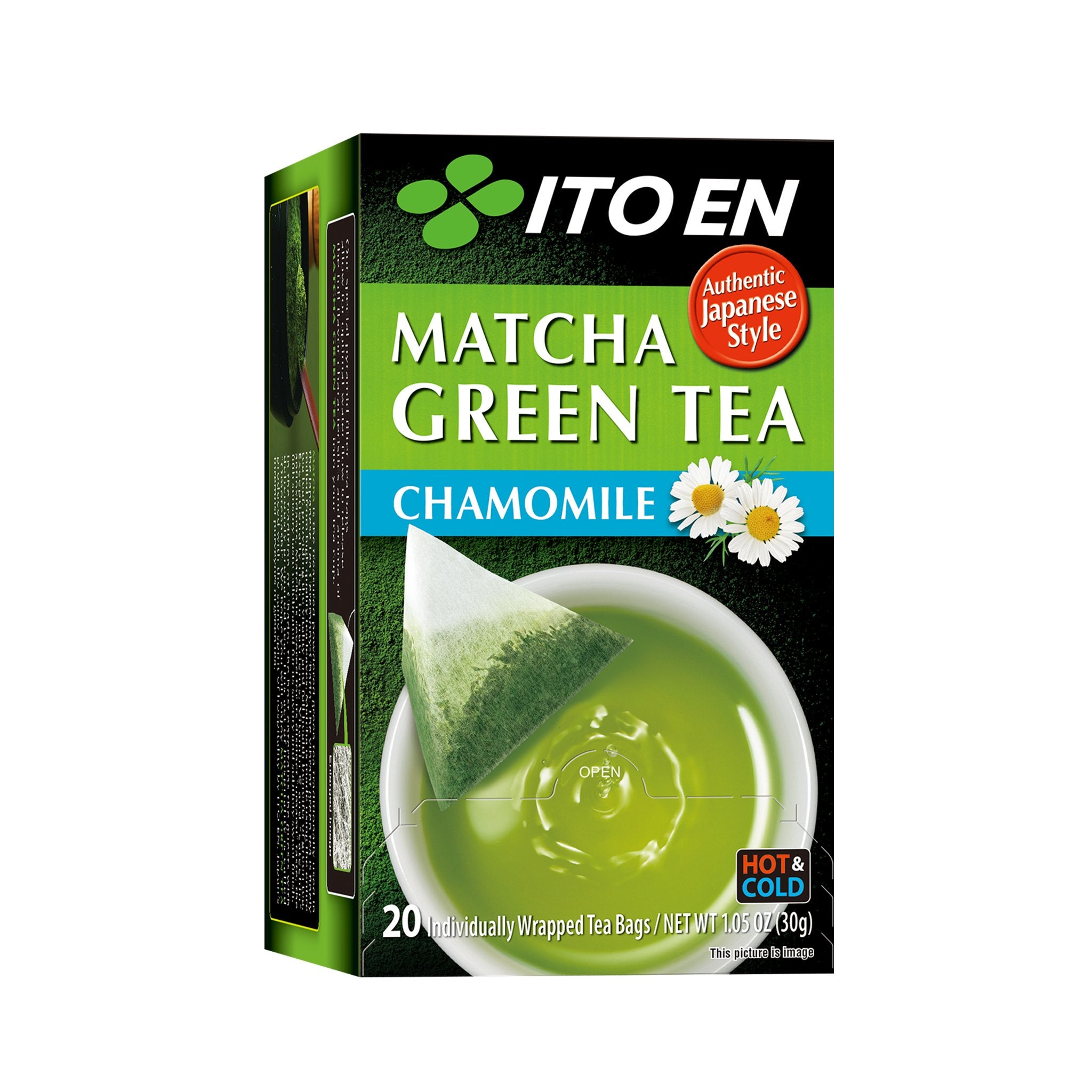 Matcha Green Tea Chamomile Tea Bags
