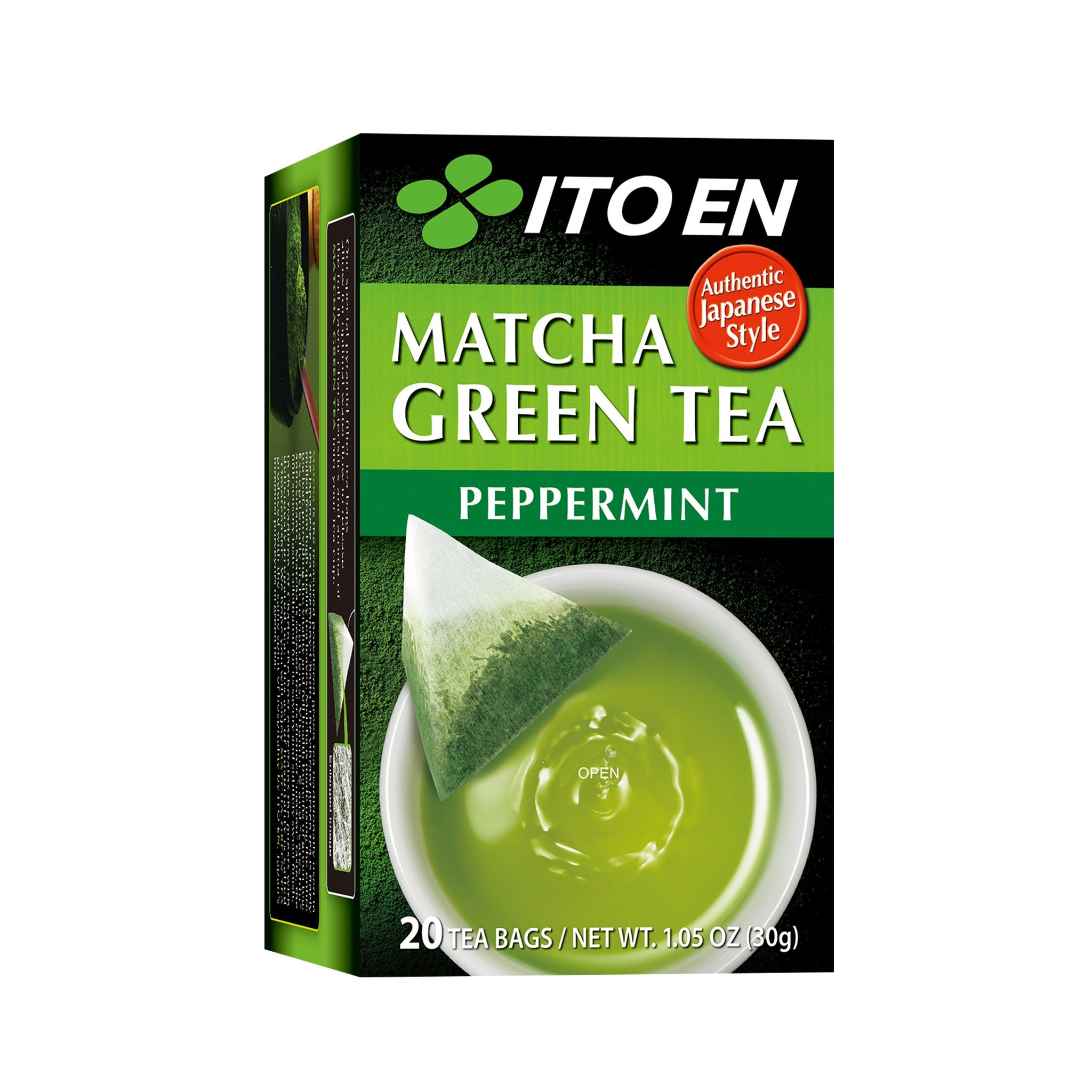Matcha Green Tea Peppermint Tea Bags