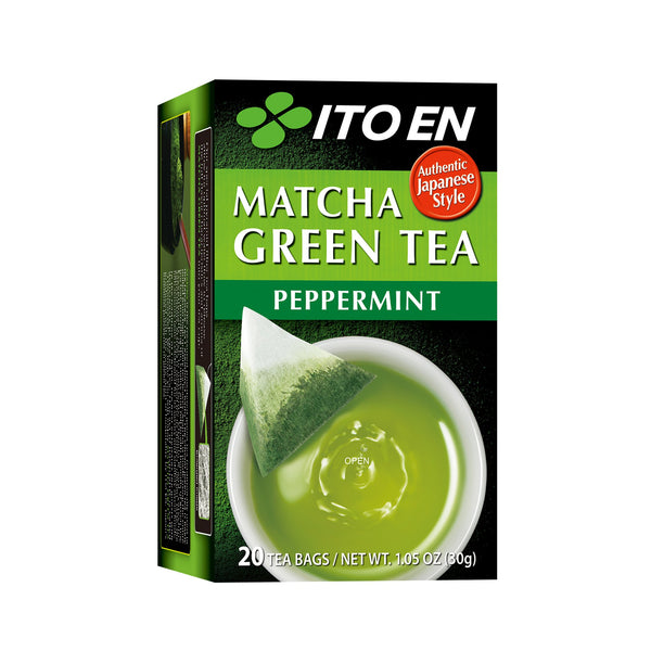 Ito En Green Tea, Matcha, Peppermint, Bags - 20 tea bags, 1.05 oz